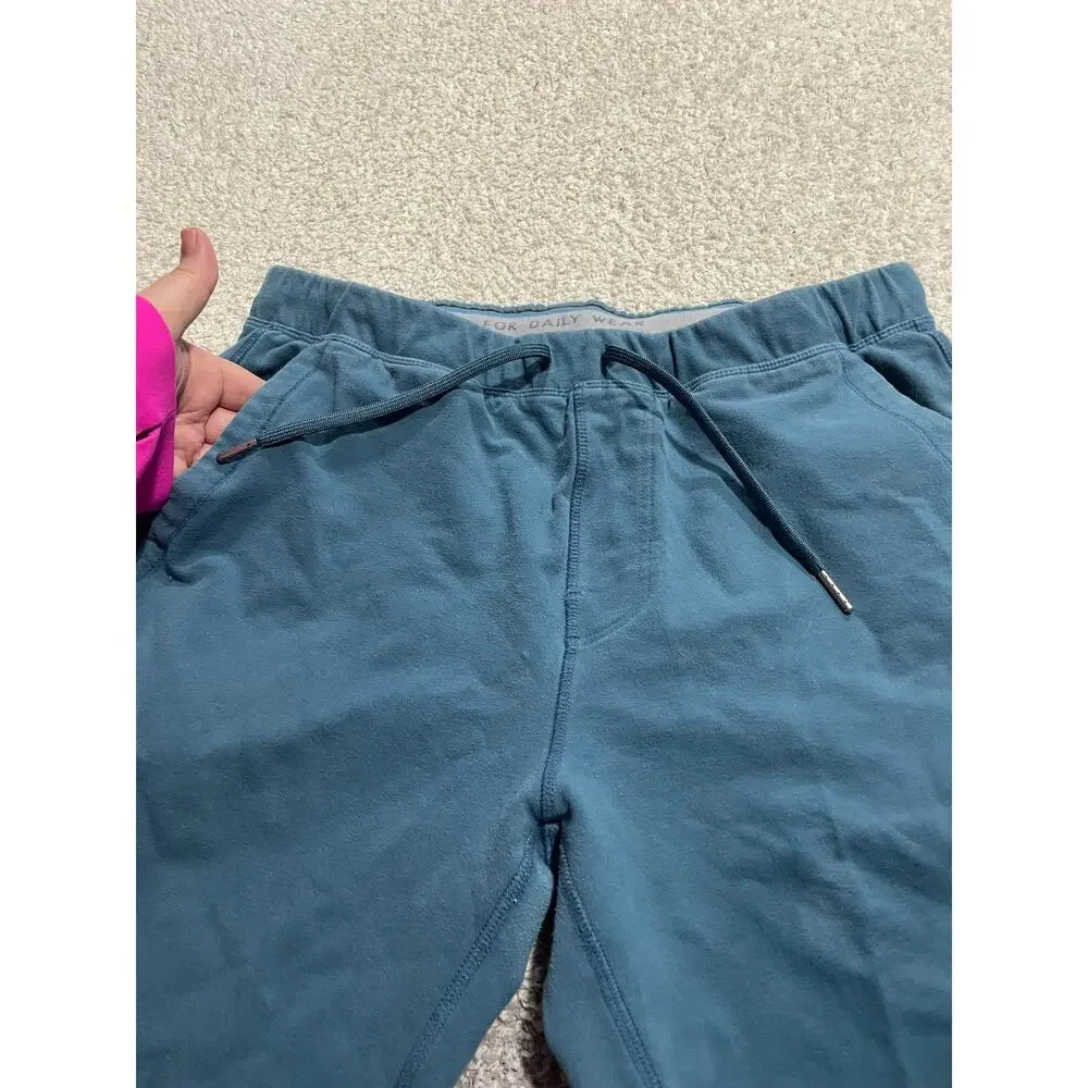Mack Weldon Sweatpants Lounge Pants Casual Joggers Drawstring Mens Medium Blue